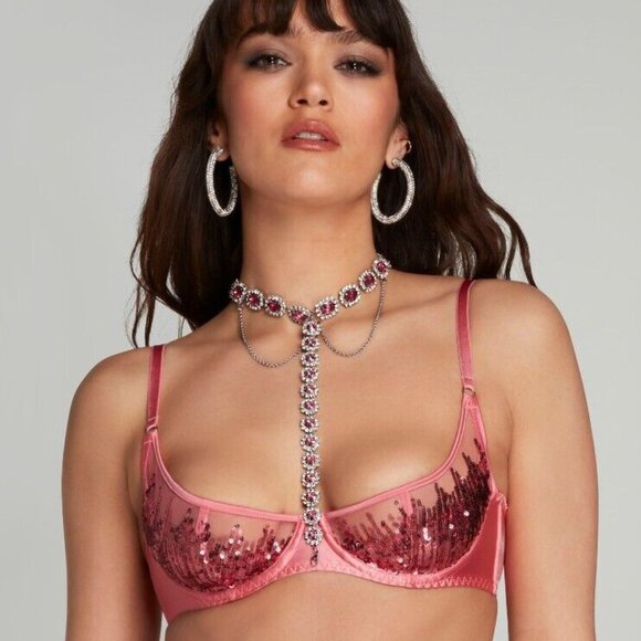 Agent Provocateur Calista Bra (34C) and Panty (Size 4 / AP Size 2) Set - Picture 3 of 12